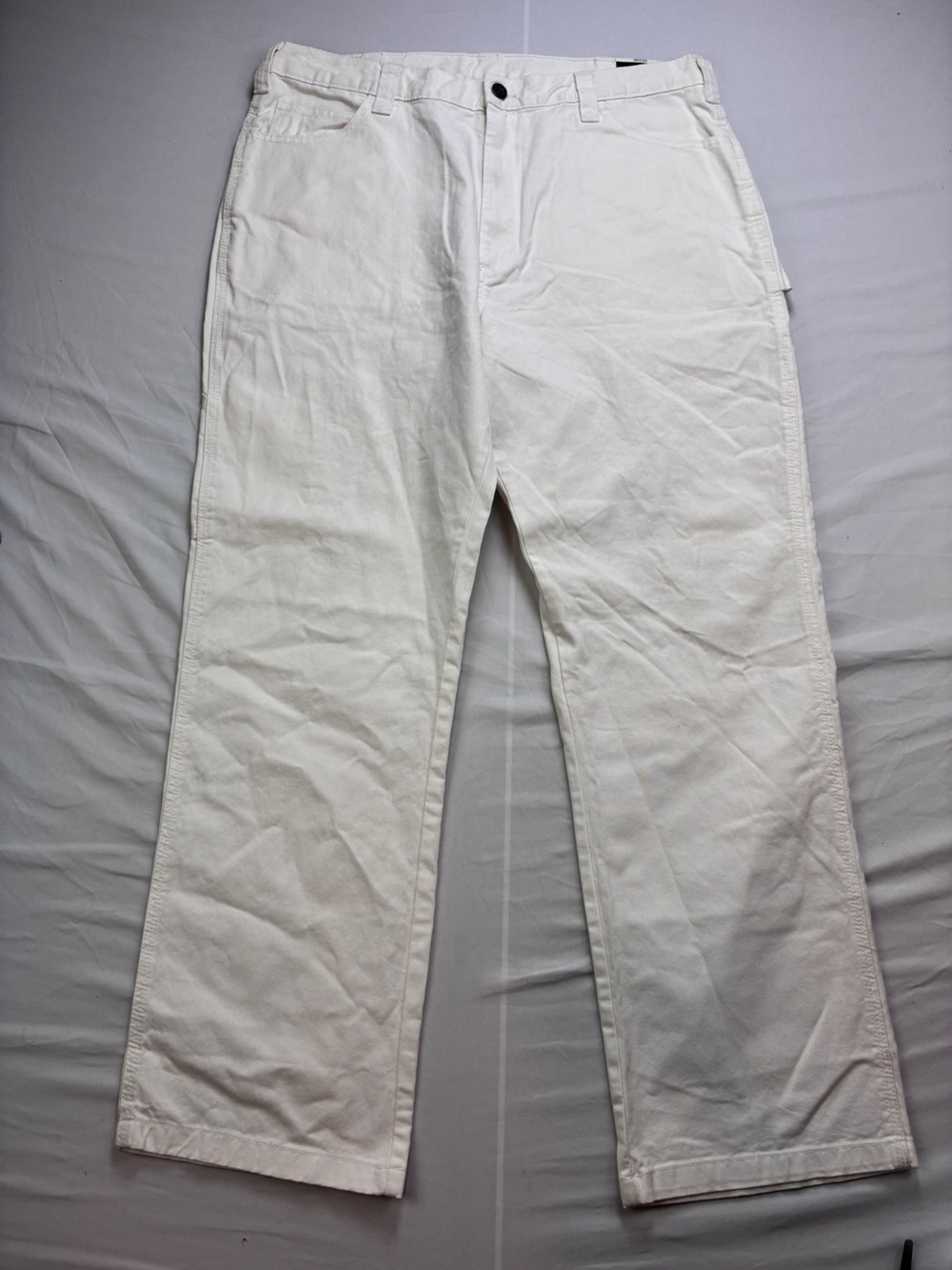 Dickies Men's White Straight-Leg Painters Pants 36/30